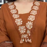 Premium Cotton Full Embroiderd Suit Set - Image 5