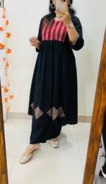 Stylish Designer Kurti Pant Set - Image 5