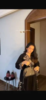 Embroidery Black Cotton Kurta Set – Jaipuri Cotton - Image 6